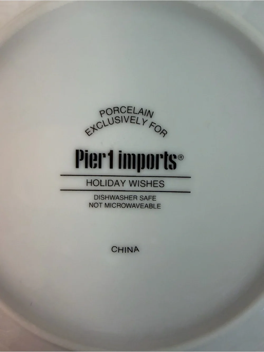 Pier 1 Holiday Wishes 6” Snowflake Appetizer Plates Set of 4
